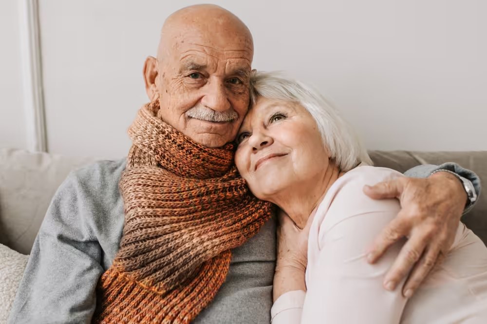 A Dallas couple reviewing Medicare Advantage plan options together